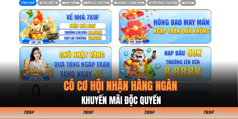 Có cơ hội nhận hàng ngàn khuyến mãi độc quyền