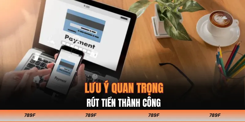 Lưu ý quan trọng rút tiền thành công
