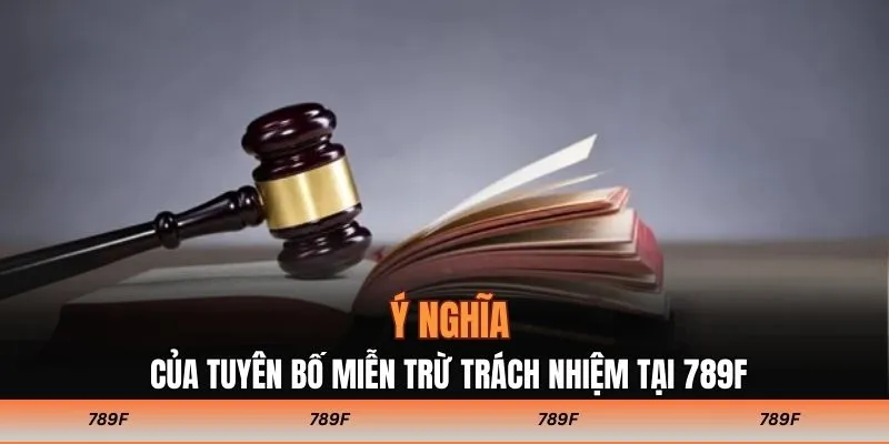 Ý nghĩa của tuyên bố miễn trừ trách nhiệm tại 789F